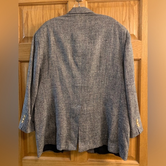 Vintage Corbin Gray Tweed Wool Blazer Men’s 40R Sport Jacket Coat Two Button - Picture 2 of 8